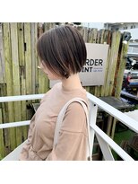 ミント(mint) ショート/ショートボブ/抜け感ショート/グレージュ