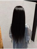 黒髪ロングストレート