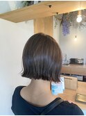 切りっぱなしボブ