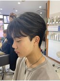 メンズカットメンズカラー波巻きパーマツイストスパイラルパーマ