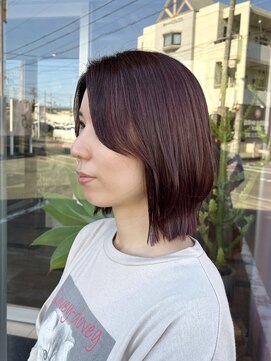 ポイントファイブバイソレイユ 小松店.5 by SOLEIL) 【秋カラー】【レイヤーカット】【髪質改善】