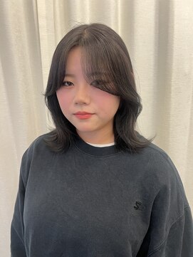 ボタン ハカタ(VOTAN hakata) 【ろみおStyle】流れる顔周りカット☆