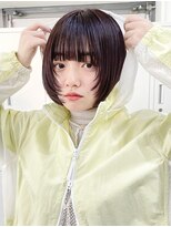 メゾンアクア(Maison ACQUA) ◎ボブウルフネオウルフくびれヘアレイヤーカットインナーカラー