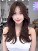 ［岩井style］20代30代40代韓国レイヤー/韓国ヘア/前髪/顔まわり