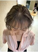寒色オリーブアッシュグレージュ