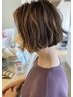 デザインカット＋透明感カラー　￥11330