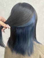 アン ブリーチ 大宮駅東口店(UN BLEACH)&nbsp;インナーカラーブルー