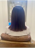 【ぱつん外はねボブ】【レッドブラウンカラー】