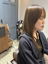ワ ヘアー(wa-hair)&nbsp;オリーブベージュ*髪質改善*シャギーボブ*透明感カラー*秋色