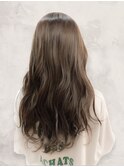 20代30代グレージュ髪質改善カラー韓国ヘア透明感