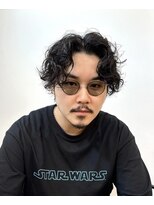 キーゴ 博多(KY-GO.)&nbsp;シャドウパーマ×スパイラルパーマ/ ちょいウルフ