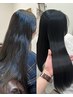 【リピーター率No.1】カット＋qualiaストレート（髪質改善、縮毛矯正）