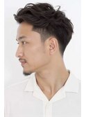 メンズショートかき上げ