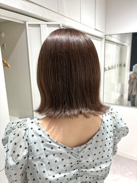 ユーフォリア 渋谷グランデ(Euphoria SHIBUYA GRANDE) ボブカット  外ハネボブ ブラウンベージュ