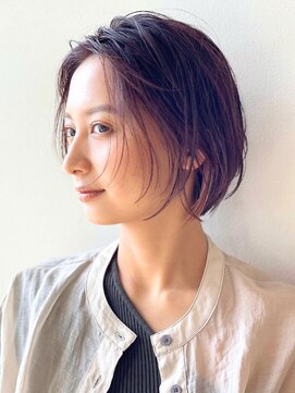 マイン(mine) イエベ/大人ショートボブ/チェリーレッド/ワインレッド/20代30代