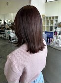 ★切りっぱなし×ブラウン