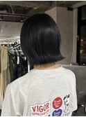 アプリコットオレンジ/くびれヘア/ウェーブショート［新潟］