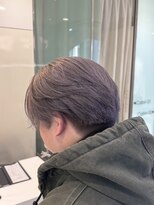 エアー 銀座タワー(AIR)&nbsp;ダブルカラー/メンズカット/パープルシルバー/ハイトーン