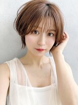 セイドット オモテサンドウ(Say. omotesando)&nbsp;Say.ショートボブ丸みショートくびれショートオリーブグレー青山