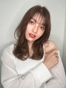 カバーヘア ブリス 大宮西口(COVER HAIR bliss) 透けバングヘーゼルグレージュくびレイヤーp1大宮20代30代40代