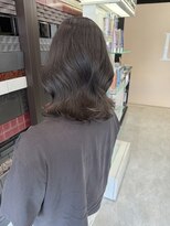 Lyuca 縮毛矯正×ブリーチ×髪質改善【1月5日NEW OPEN（予定）】 くびれミディ/グレージュ/艶感