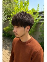 テントヘアー(tent hair)&nbsp;30代メンズにおすすめ清潔感大人っぽさを両立したメンズショート