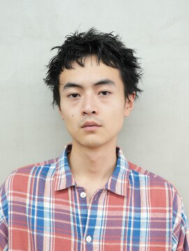 メンズショート大人ショートナチュラルパーマ時短スタイリング