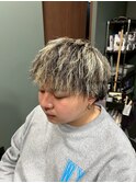 MEN’S HAIR/サーフカール/刈り上げセンターパート/柏