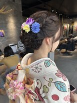 ビーストバイブランカ 刈谷三河安城(BEEst by BLANCA)&nbsp;成人式ヘア×編み込みシニオン