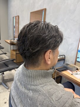 Men’s CANOE 山口小郡店 メンズカット/メンズパーマ/メンズ眉毛【メンズカノエ】 大人刈り上げヘア