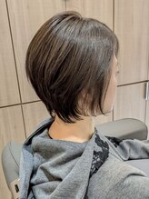 《*より上品な印象に*》ショートヘアのシルエットとカラーの色味で、髪年齢を若く魅せる＊[国分寺/ボブ]