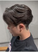 毛流れニュアンスパーマ
