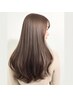 【高彩度◎】カット+ケアブリーチなしダブルカラー+3stepトリートメント