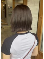 ミロク 宜野湾店(miloc)&nbsp;くびれボブ×オリーブベージュ