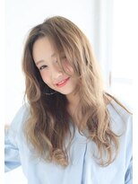 ヘアーズ ベリー 香椎店(hairs BERRY)&nbsp;BERRY_くびれヘア＿似合わせカット＿デザインカラー＿カール
