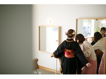 jupiterの写真/結婚式や成人式、特別な日を彩る着付け＆ヘアセット。プロの技術で一日中崩れず苦しくない着心地をご提供＊