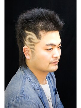 カプリヘアーデザイン(Capri Hair design) ソフトモヒカン☆バリアート