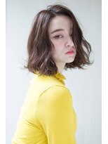 フェリア 梅田(FERIA)&nbsp;【梅田　茶屋町】グレージュ　切りっぱなしボブ　似合わせカット