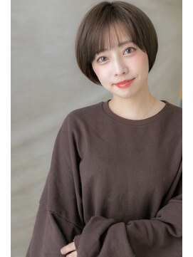 モッズヘア 越谷(mod's hair) ショコラベージュ艶カラーマッシュショートZ越谷20代30代40代