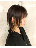 レンク(LENC)&nbsp;ウルフヘア×インナーカラー