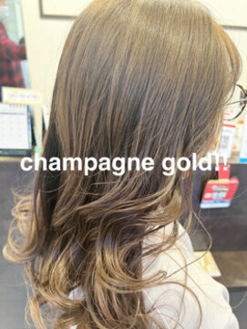 ヘアーリゾートサロン リチェット(Hair Resort Salon Ricetto) champagne　gold☆