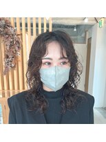 アクセヘアー 町田(acce hair)&nbsp;ウルフレイヤーウェーブパーマ