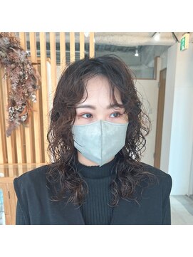 アクセヘアー 町田(acce hair) ウルフレイヤーウェーブパーマ