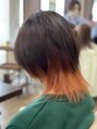 ジッピー ヘアーコレクション 【ウルフスタイル+インナーオレンジ】