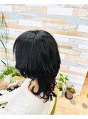 ウルフロブ×裾カラーパープル
