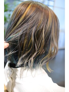 ポタム 東中野(potamu) ハイライト風デザインカラー