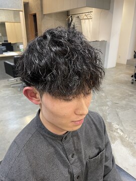 ニアウ 伊勢崎連取店(Niau) メンズマッシュツイストスパイラルパーマ