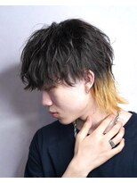 スキル(SKILL) 【SKILL】ツーブロック刈り上げショートメンズパーマハイライト