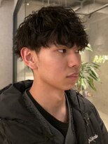 メンズサロン ブロック(Men's Salon bloc) ツイストスパイラル　黒髪　マッシュ　爽やか　20代30代