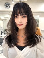 サイン 表参道(SIGN) 韓国ヘアグレージュカラーブリーチ無し髪質改善イヤリングカラー